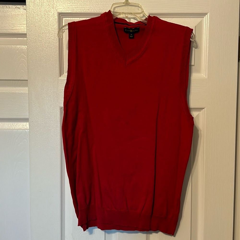 Nice sweater vest, no longer needed as I work from home.